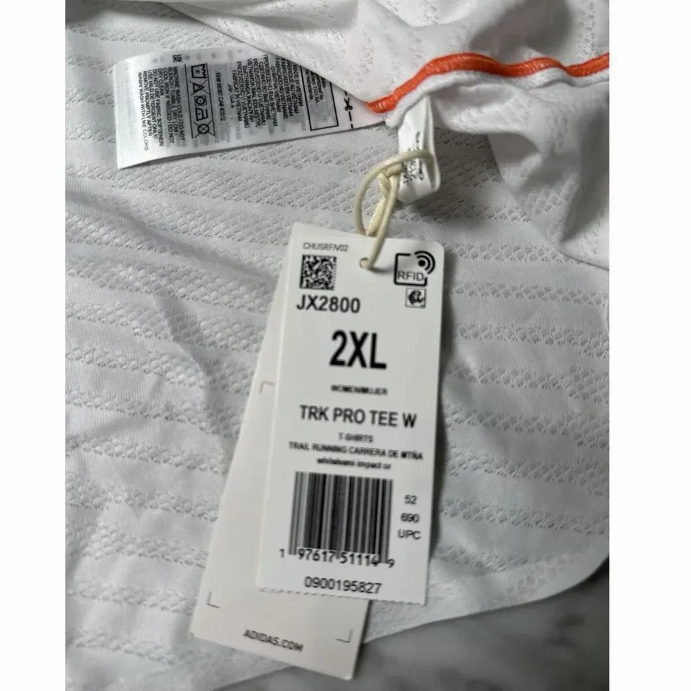 Adidas Terrex Pro Techrock running Tank Top  Singlet JX2831 White Men's 2XL NEW